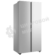 Холодильник Бирюса SBS 460 I нержавеющая сталь двухкамерный 271/189л морозилка сбоку, No Frost, Side by Side