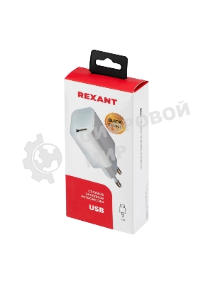 Сетевое зарядное устройство Rexant USB 5V, 3 A с Quick charge, белый