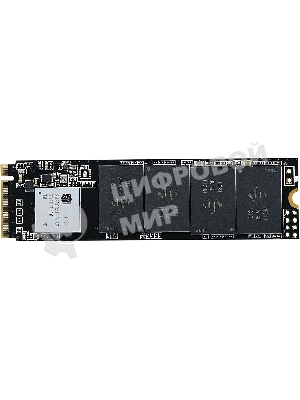 Накопитель SSD KingSpec NE-256, 256Gb, M.2 2280, PCIe 3.0 x4, NVMe, R/W 2000/1300
