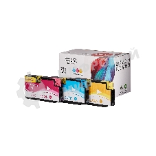 Набор струйных картриджей Sakura P2V32A (№711 Tri-colour) для HP, триколор, 73 мл. (3шт)