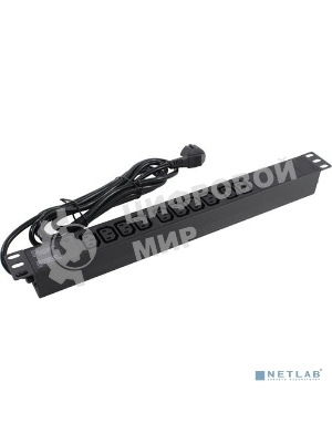 Блок розеток горизонтальный ExeGate ServerPro PDU-19H005 Al-10C13-EU3, 19