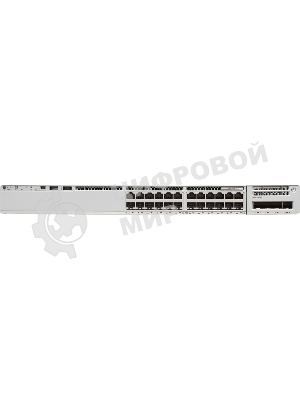 Коммутатор C9300L-24P-4X-E Коммутатор Catalyst 9300L 24p PoE, Network Essentials,4x10G Uplink