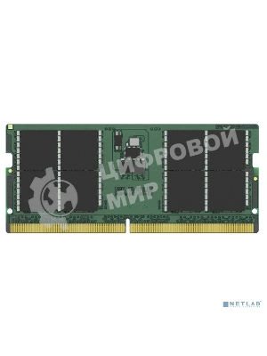 Оперативная память Kingston ValueRAM, DDR5, 32GB (1x32GB), 5600MHz, CL46, SO-DIMM