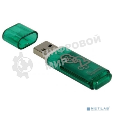 Флешка USB Smartbuy Glossy series Green (SB32GBGS-G), 32Gb, USB 2.0, R/W 25/15, зеленый