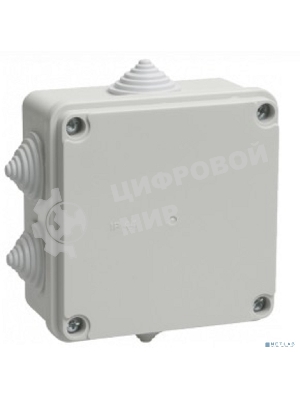 Коробка распаячная ОП 100х100х50 IP55 KM41234 IEK UKO11-100-100-050-K41-55