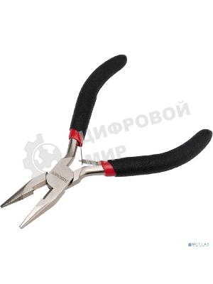 Тонкогубцы Rexant мини 120 мм никелированные, авторазжим, обливные рукоятки