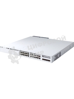 Коммутатор C9300L-24P-4X-E Коммутатор Catalyst 9300L 24p PoE, Network Essentials,4x10G Uplink