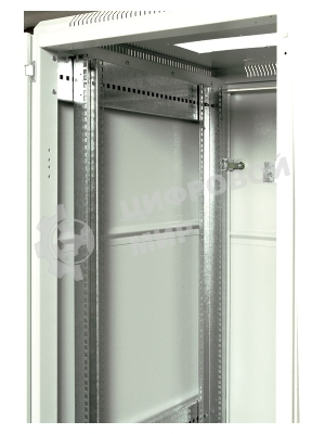 Шкаф коммутационный ЦМО ШТК-М-18.6.8-1ААА 18U 600x820 мм пер. дв. стекл задн. дв. стал. лист 2 бок. пан. направл. под закл. гайки 270 кг серый