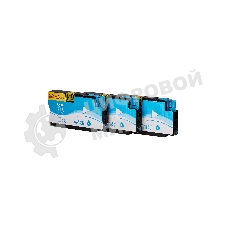 Набор струйных картриджей Sakura CZ134A (№711 Cyan 3-pack) для HP, голубой, 26 мл.
