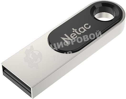 Флешка USB Netac U278 (NT03U278N-008G-20PN), 8Gb, USB 2.0, R/W 50/10, серебристый/черный