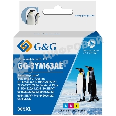 Картридж струйный G&G GG-3YM63AE 305XL многоцветный (11.6 мл) для HP DeskJet 2320/2710/2720