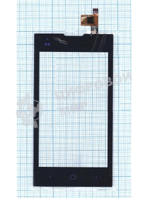 Сенсорное стекло (тачскрин) для ZTE V815W, черное