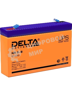 Батарея для ИБП Delta HR 6-9 (634W) (6V, 9Ah)