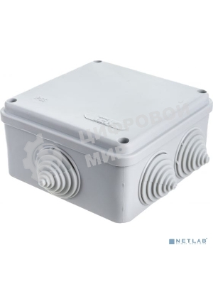 Коробка распаячная ОП 100х100х50 IP55 KM41234 IEK UKO11-100-100-050-K41-55