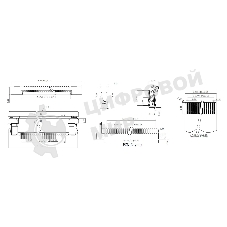 Разъем FPC Half Coverage Top Contact 1.0K-BS-16PWB 16 pin высота 2мм шаг 1мм
