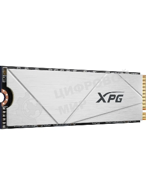Накопитель SSD ADATA XPG GAMMIX S60, 1Tb, PCIe 4.0 x4, M.2 2280, NVMe, R/W 5000/3200, с радиатором