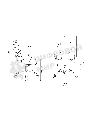 Кресло Бюрократ CH-868SL черный, экокожа