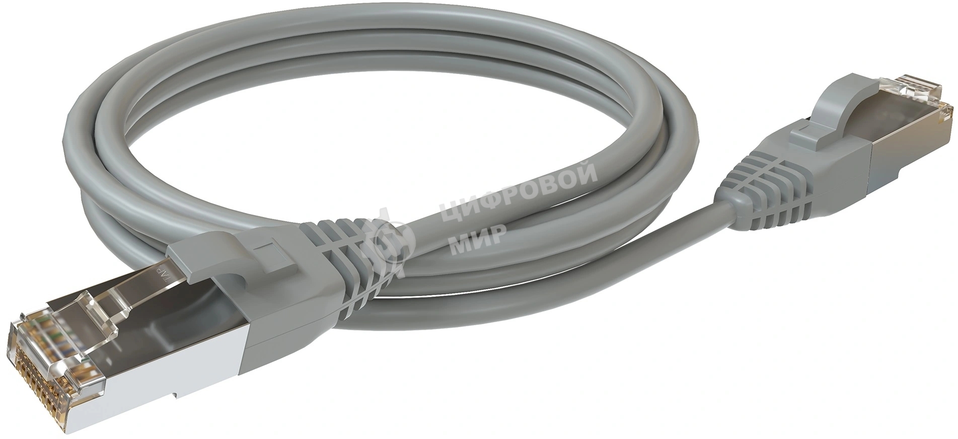 Патч-корд Sysmatrix PC 4545.5ES26.3LSZHGY F/UTP RJ-45 вил.-вилка RJ-45 кат.5E 3м серый LSZH