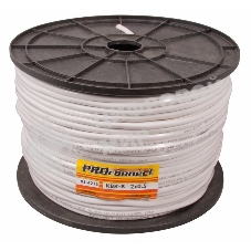 Кабель PROconnect КВК-В-2+2x0,50 мм² (Cu/Cu) белый (бухта 200 м)