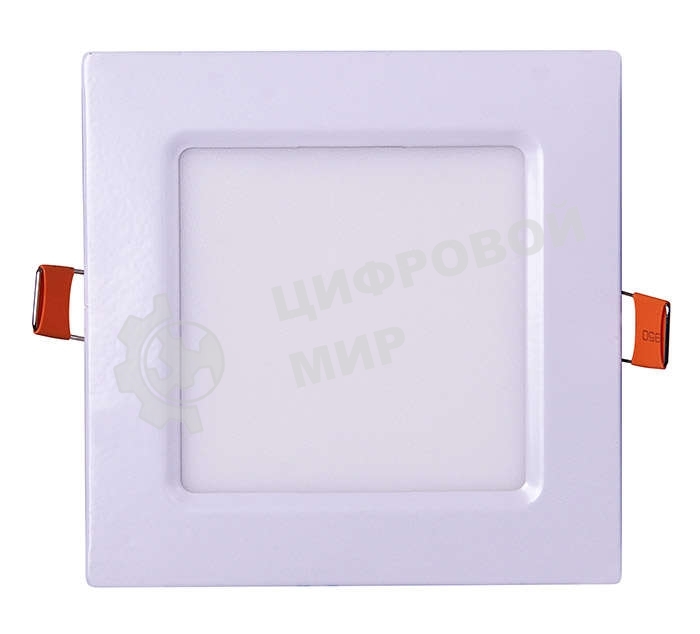 Светильник светодиодный JazzWay ультратонкий встраив. PPL-S 6Вт 4000К IP40 WH 120мм квадрат