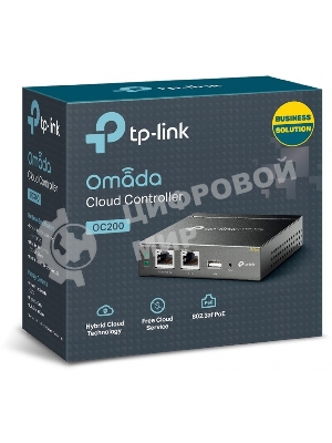 Контроллер TP-Link Omada OC200 10/100BASE-TX черный