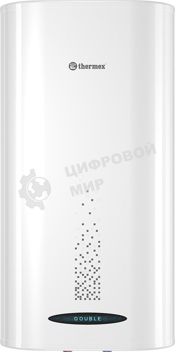 Водонагреватель Thermex Double 50 2.5кВт 50л электрический настенный, белый