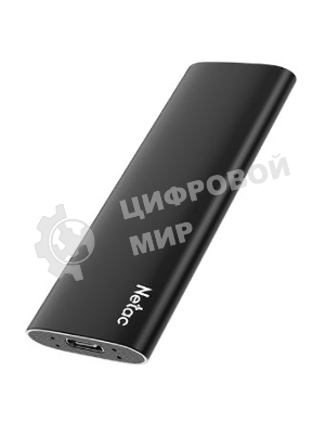 Внешний SSD Netac Z SLIM, 2TB, USB 3.2 Gen 2 Type-C, R/W 550/480, черный