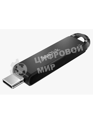 Флешка USB Sandisk CZ460 Ultra (SDCZ460-128G-G46), 128Gb, USB Type-C, R/W 150/30, черный