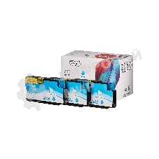 Набор струйных картриджей Sakura CZ134A (№711 Cyan 3-pack) для HP, голубой, 26 мл.