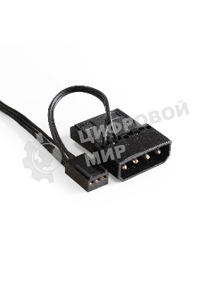 Вентилятор для корпуса ExeGate EX12025HM3PM.FRGb.5CS черный, 120 мм, 1200 об/мин, 24 дБ, 3 pin