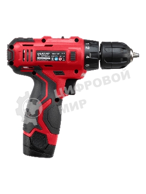 Дрель-шуруповерт аккумуляторная MTX MCDL-12-02P, Аккумуляторная, 12В, 2 АКБ, Кейс