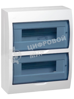 Бокс ЩРН-П-24модуля навесной пластик IP41 MKP12-N-24-40-10 IEK
