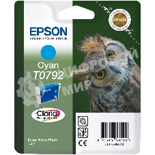 Картридж струйный Epson T0792 (C13T07924010) голубой повышенной емкости (1530 стр.) для P50/PX660/PX820/PX830
