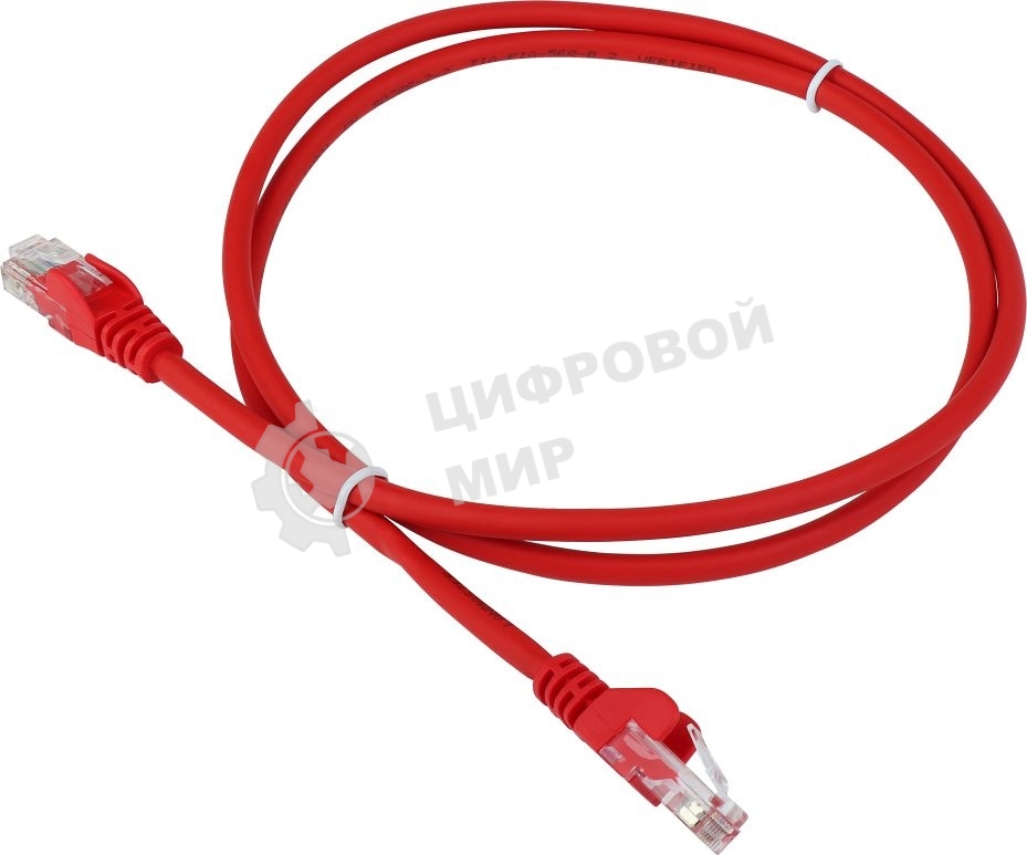 Патч-корд LANMASTER LSZH UTP cat.5e, 10 м, красный