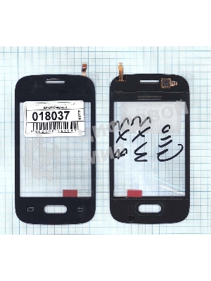 Сенсорное стекло (тачскрин) для Samsung Galaxy Pocket 2 SM-G110 черное