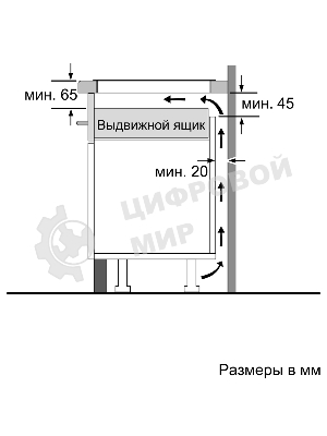 Индукционная варочная панель Bosch PIE631HB1E черный