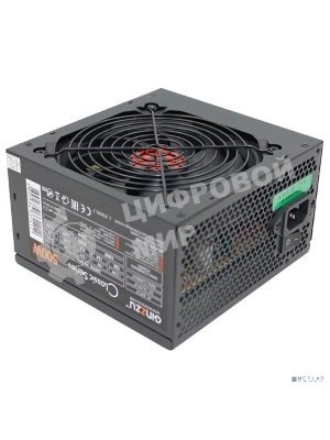 Блок питания Ginzzu CB500 12CM черный,24+4p,PCI-E, 4*SATA, 3*IDE,оплетка MB, кабель питания
