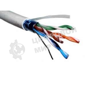 Кабель витая пара PROconnect F/UTP кат.5e 2х2х24AWG solid CCA PVC сер. 305м (м)