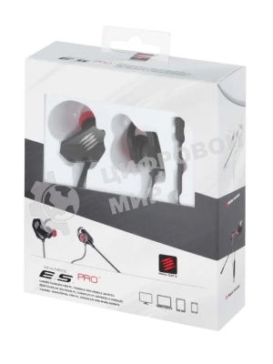 Гарнитура Mad Catz E.S. PRO+ чёрный, проводная, mini jack 3.5 мм, вставные