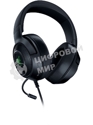 Гарнитура Razer Kraken V3 X чёрный, проводная, USB