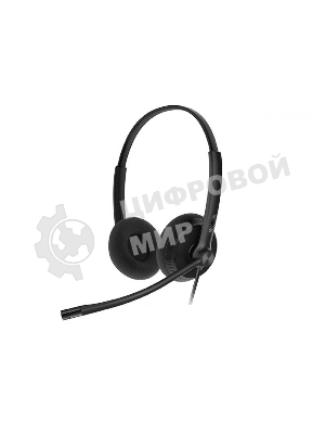 Гарнитура проводная YEALINK YHS34 Lite Dual Дуо, Проводная, HD звук, QD, RJ9, шт
