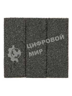 Губка для шлифования Matrix 100 x 70 x 25 мм, мягкая, 3 шт., P 60/80, P 60/100, P 80/120