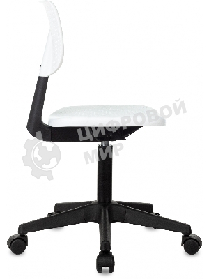 Кресло детское Бюрократ CH 200 белый пластик крестов. пластик