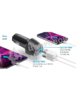 Зарядное устройство для авто Defender UCA-81 36W 2XUSB