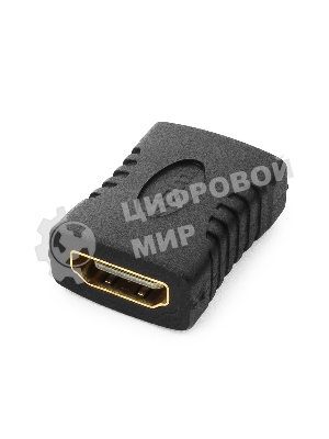 Переходник Gembird Переходник HDMI-HDMI 19F/19F, золотые разъемы, пакет