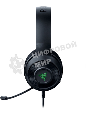 Гарнитура Razer Kraken V3 X чёрный, проводная, USB