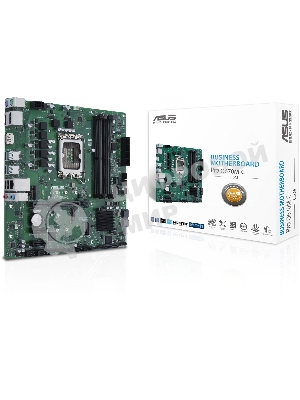 Материнская плата ASUS Pro Q670M-C-CSM, LGA 1700, Intel Q670, 4xDDR5, 6xSATA, 2xM.2, 1xPCIe 4.0 x16, 1xHDMI, 2xDP, 1x1Gb LAN, 4xUSB-A 3.2 Gen 2, 3x3.5 мм, 7.1, mATX