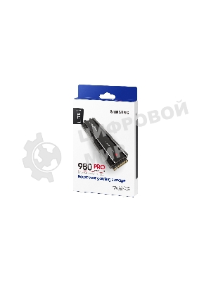 Накопитель SSD Samsung 980 PRO, 1TB, PCIe 4.0 x4, M.2 2280, NVMe, R/W 7000/5000, с радиатором