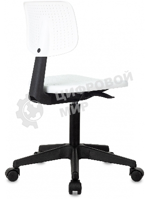 Кресло детское Бюрократ CH 200 белый пластик крестов. пластик