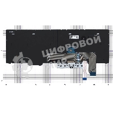 Клавиатура для ноутбука Lenovo Thinkpad T15p P15v черная